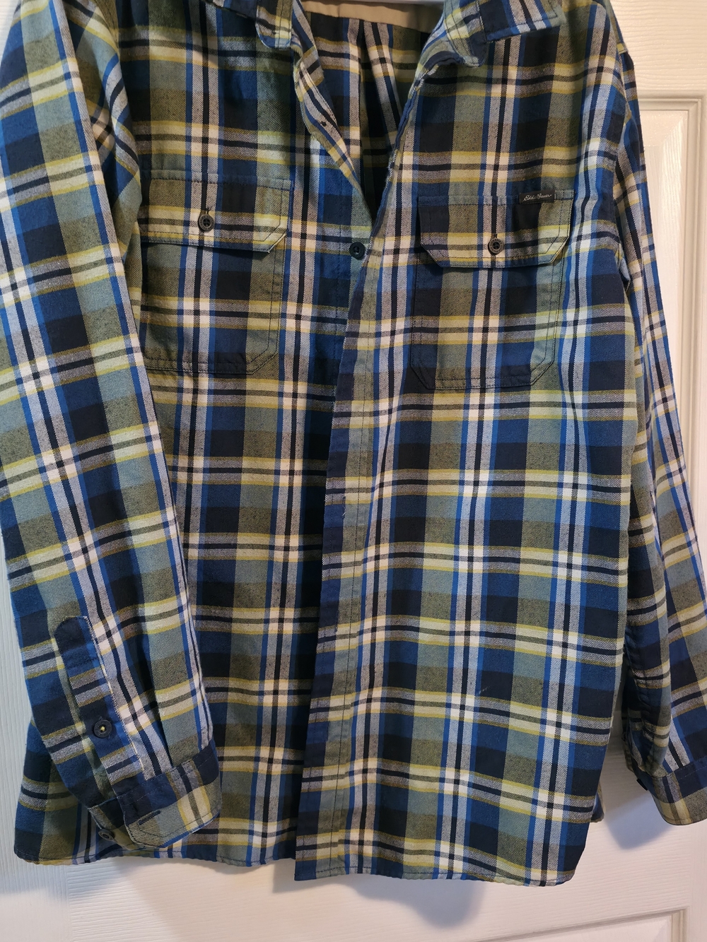 4/$67 Deal! Eddie Bauer Plaid  Button-Down Shirt
